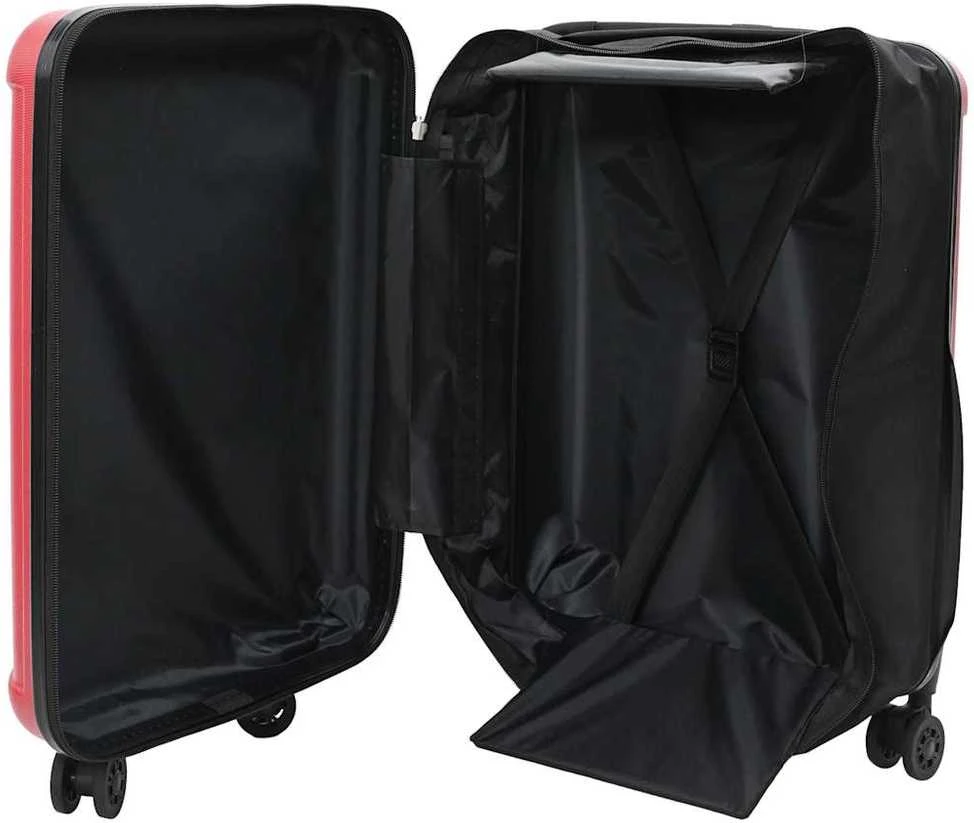 Lagaminas su užraktu Raudona 34 x 23 x 55.5 cm ABS plastikas