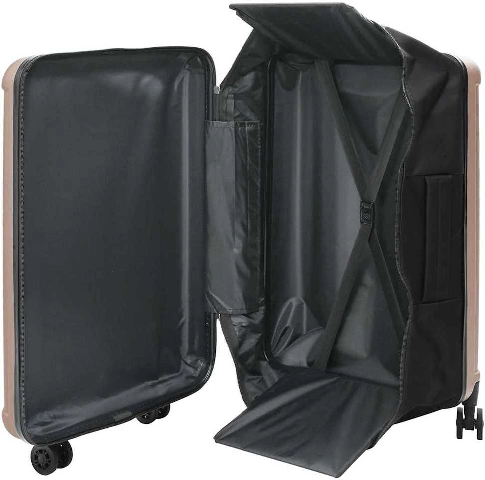 Lagaminas rožinis auksas 50 x 30 x 76 cm ABS plastikas