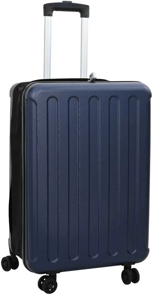 Lagaminas su užraktu Tamsi mėlyna 43 x 27 x 66 cm ABS plastikas