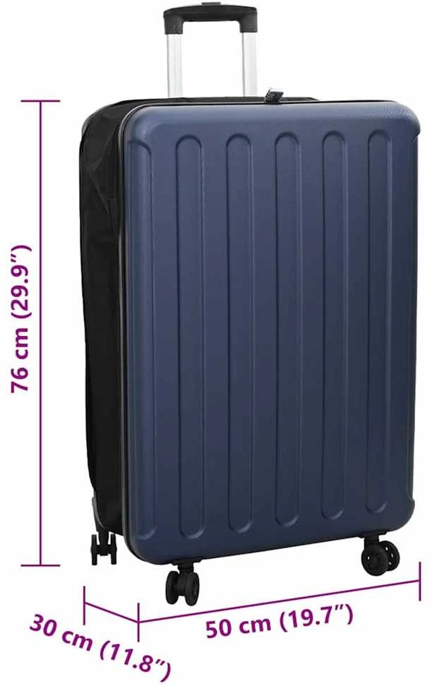 Lagaminas su užraktu Tamsi mėlyna 50 x 30 x 76 cm ABS plastikas