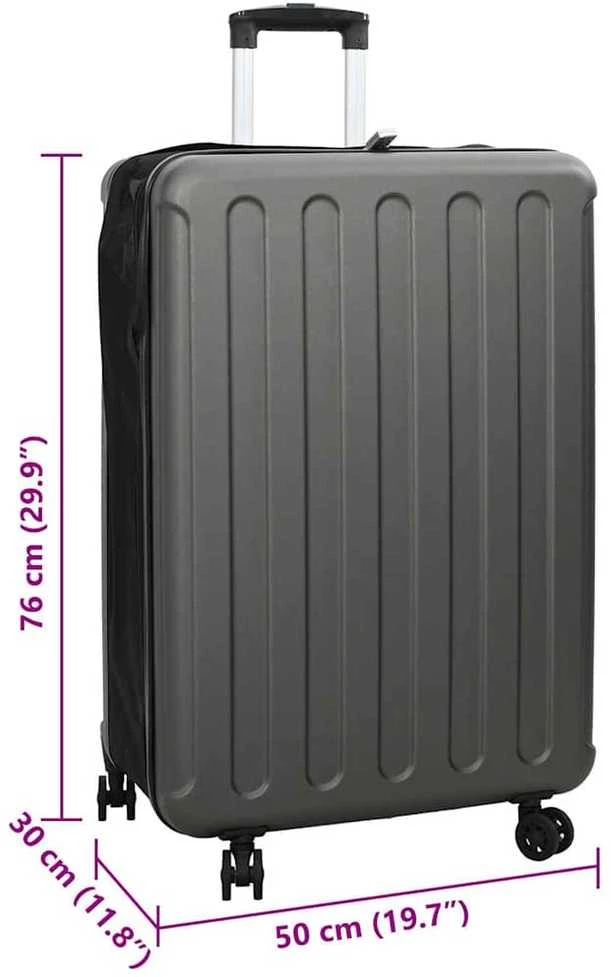 Lagaminas Tamsiai pilka 50 x 30 x 76 cm ABS plastikas
