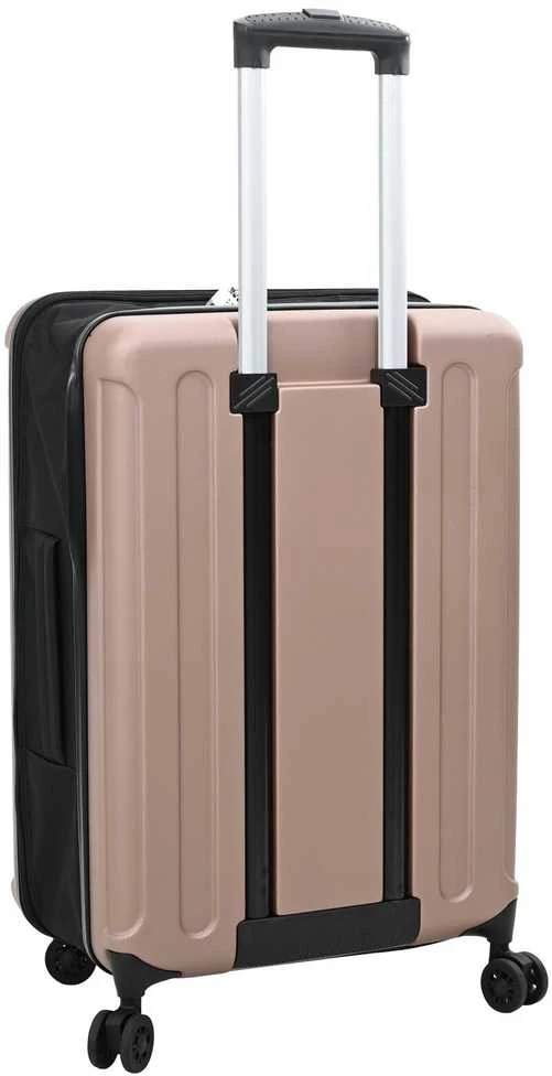 Lagaminas rožinis auksas 43 x 27 x 66 cm ABS plastikas