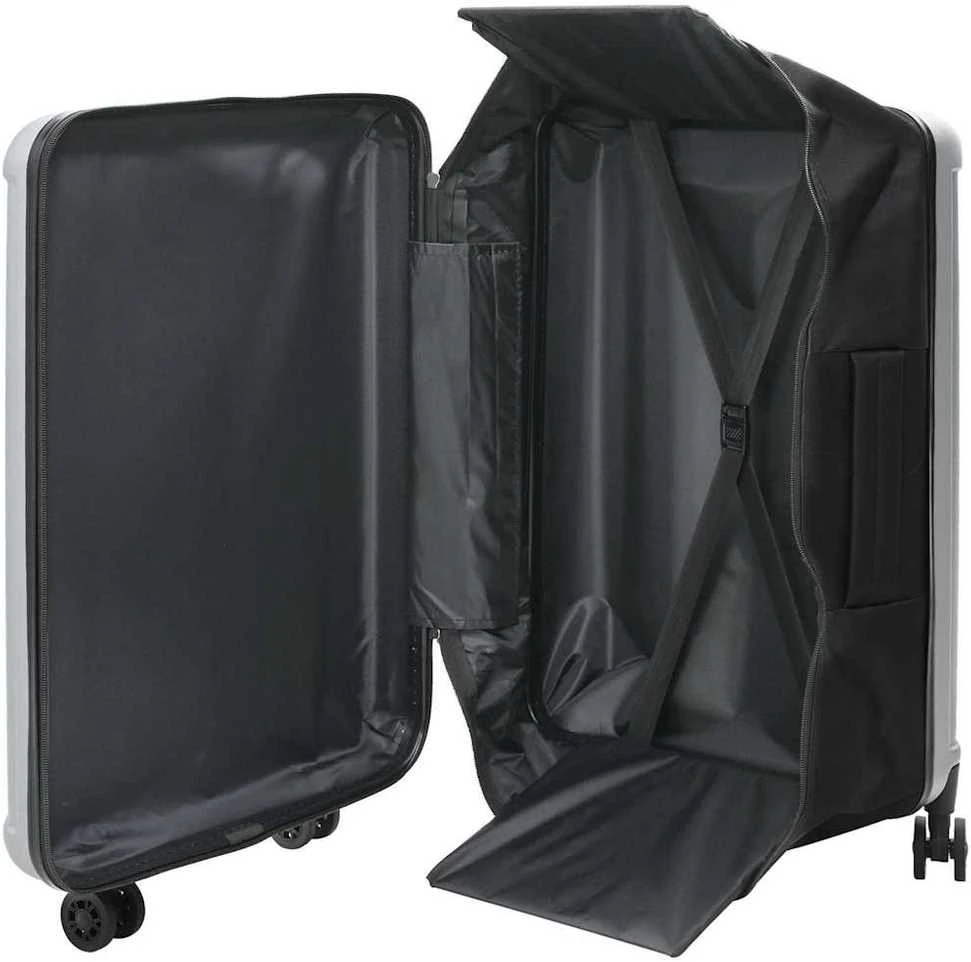 Lagaminas su užraktu Sidabro 50 x 30 x 76 cm ABS plastikas