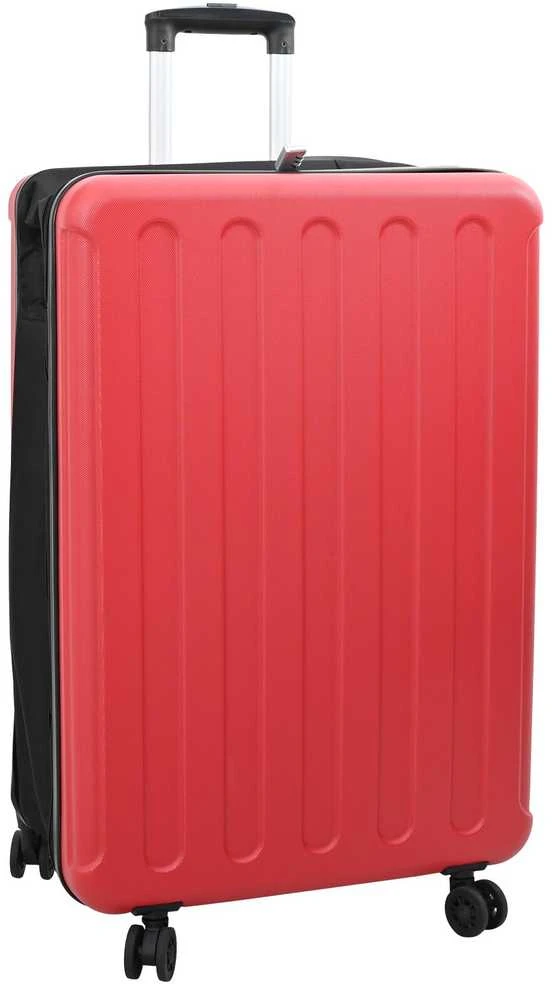 Lagaminas su užraktu Raudona 50 x 30 x 76 cm ABS plastikas