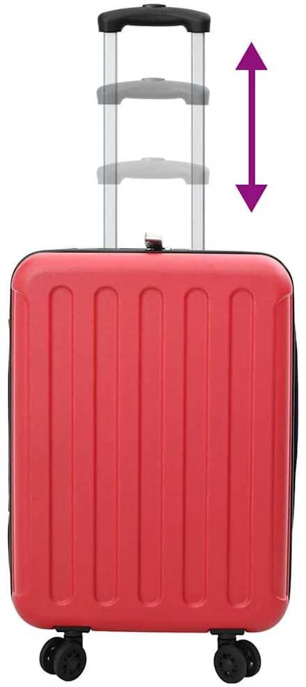 Lagaminas su užraktu Raudona 43 x 27 x 66 cm ABS plastikas