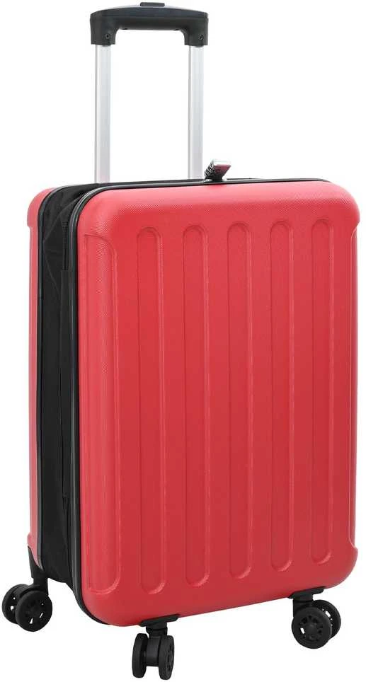 Lagaminas su užraktu Raudona 43 x 27 x 66 cm ABS plastikas