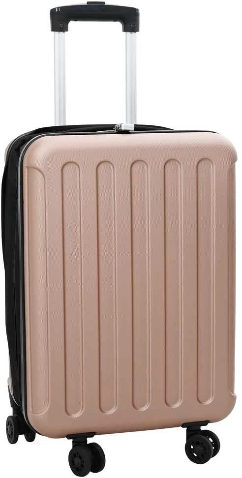 Lagaminas rožinis auksas 34 x 23 x 55.5 cm ABS plastikas