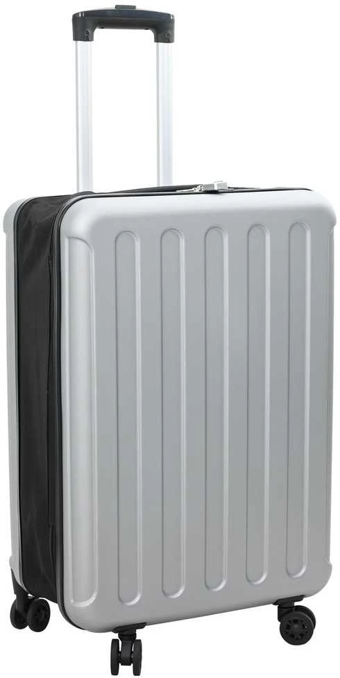 Lagaminas su užraktu Sidabro 43 x 27 x 66 cm ABS plastikas