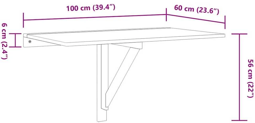 Rašomasis stalas su stalčiumi ir spintele, ąžuolas, 100x40x73 cm