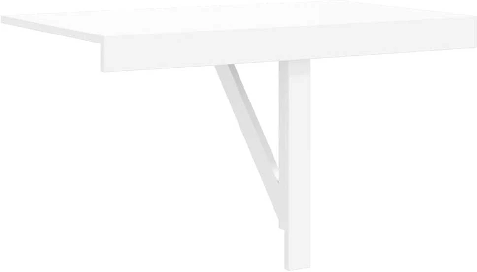 Rašomasis stalas su stalčiumi ir spintele, baltas, 100x40x73 cm