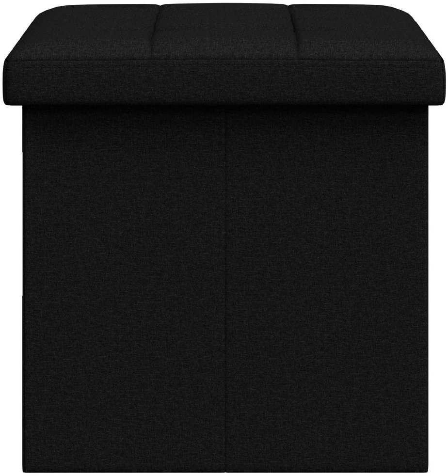 Sulankstomas saugojimo suolas Juoda 180 kg 80 L 77 x 38 x 38 cm