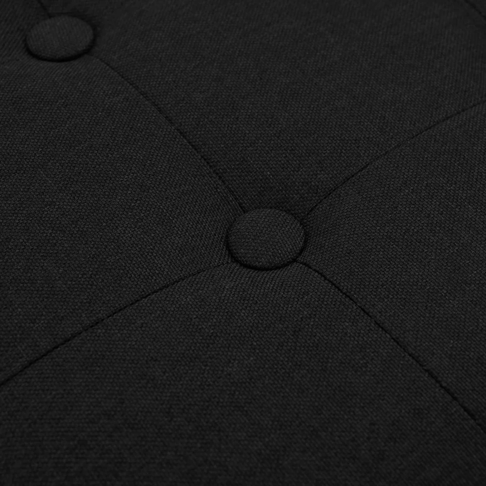 Sulankstomas saugojimo suolas Juoda 180 kg 80 L 77 x 38 x 38 cm