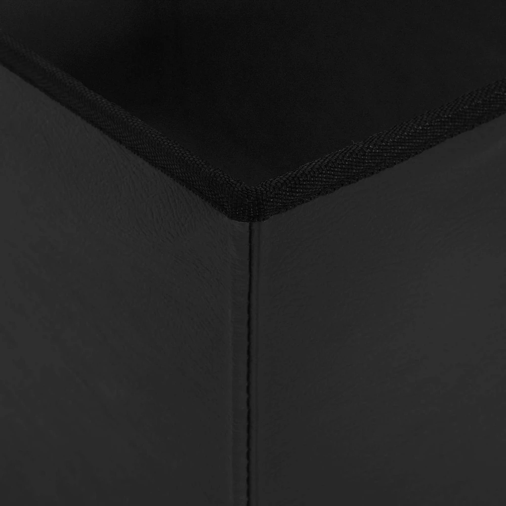Sulankstomas saugojimo suolas Juoda 180 kg 80 L 77 x 38 x 38 cm