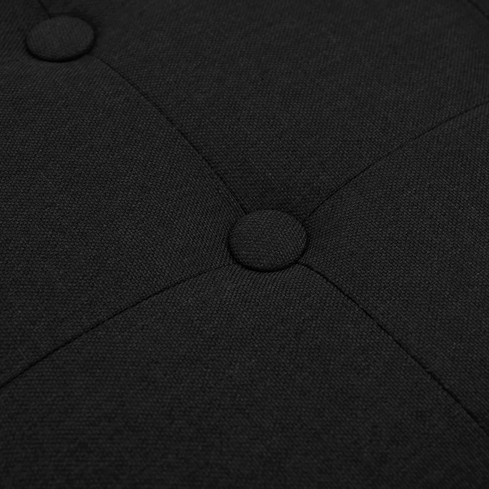 Sulankstomas saugojimo suolas Juoda 180 kg 80 L 77 x 38 x 38 cm