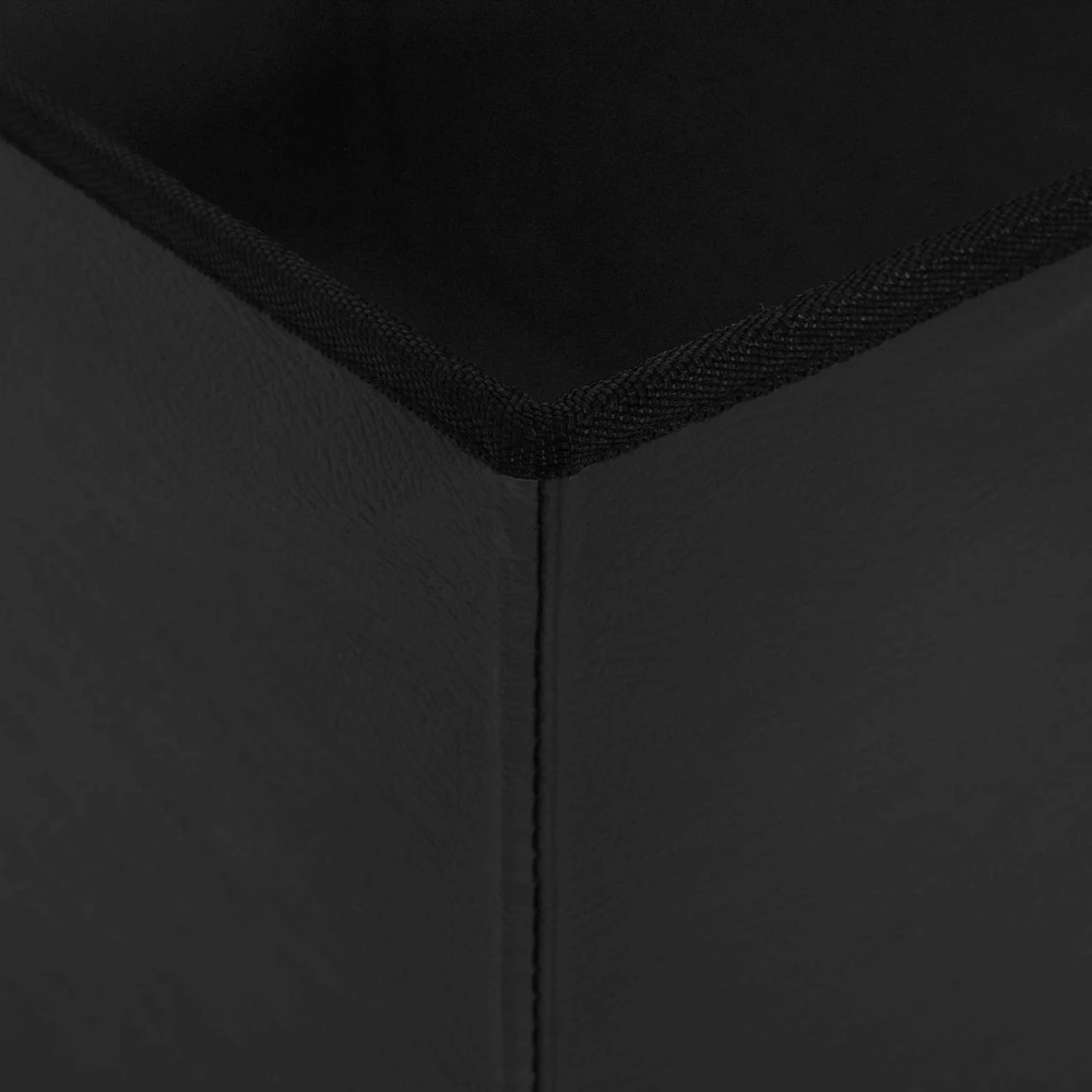 Sulankstomas saugojimo suolas Juoda 180 kg 80 L 77 x 38 x 38 cm