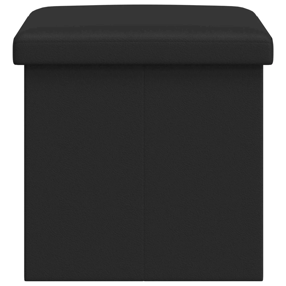 Sulankstomas saugojimo suolas Juoda 180 kg 80 L 77 x 38 x 38 cm