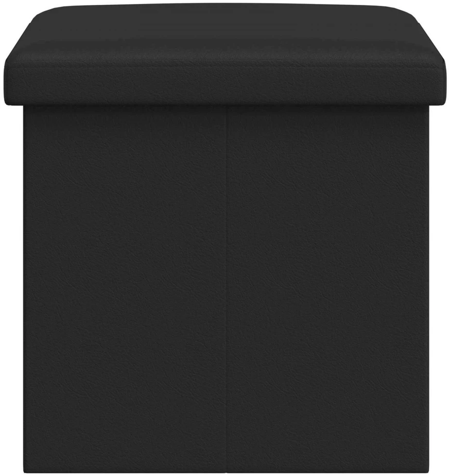 Sulankstomas saugojimo suolas Juoda 180 kg 80 L 77 x 38 x 38 cm