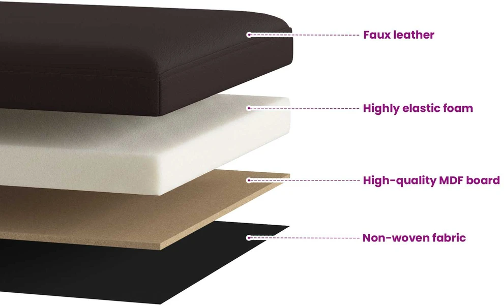 Sulankstomas saugojimo suolas Ruda 180 kg 80 L 77 x 38 x 38 cm