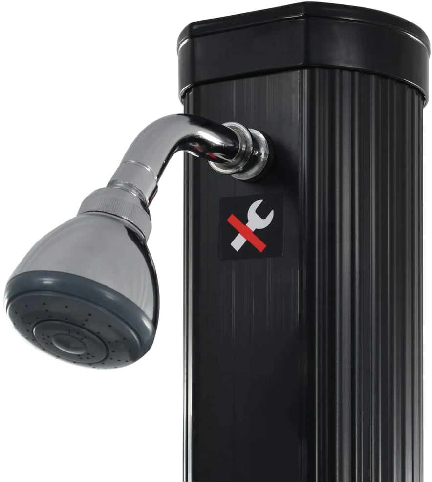 Sulankstomas saulės energija šildomas dušas, 214 cm, 23 l