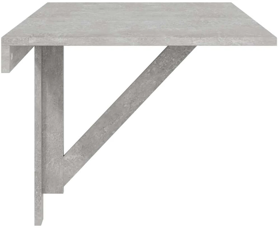 Sulankstomas sieninis staliukas, pilkas, 100x60x56cm, mediena