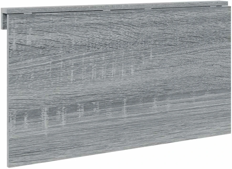 Sulankstomas sieninis staliukas, pilkas, 100x60x56cm, mediena