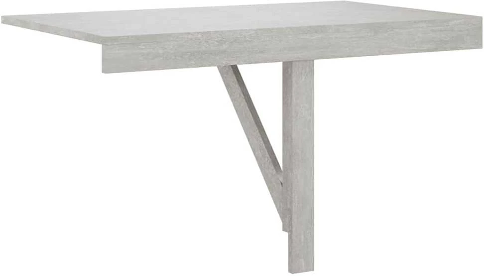 Sulankstomas sieninis staliukas, pilkas, 100x60x56cm, mediena
