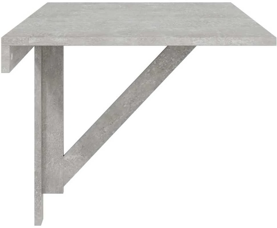 Sulankstomas sieninis staliukas, pilkas, 100x60x56cm, mediena
