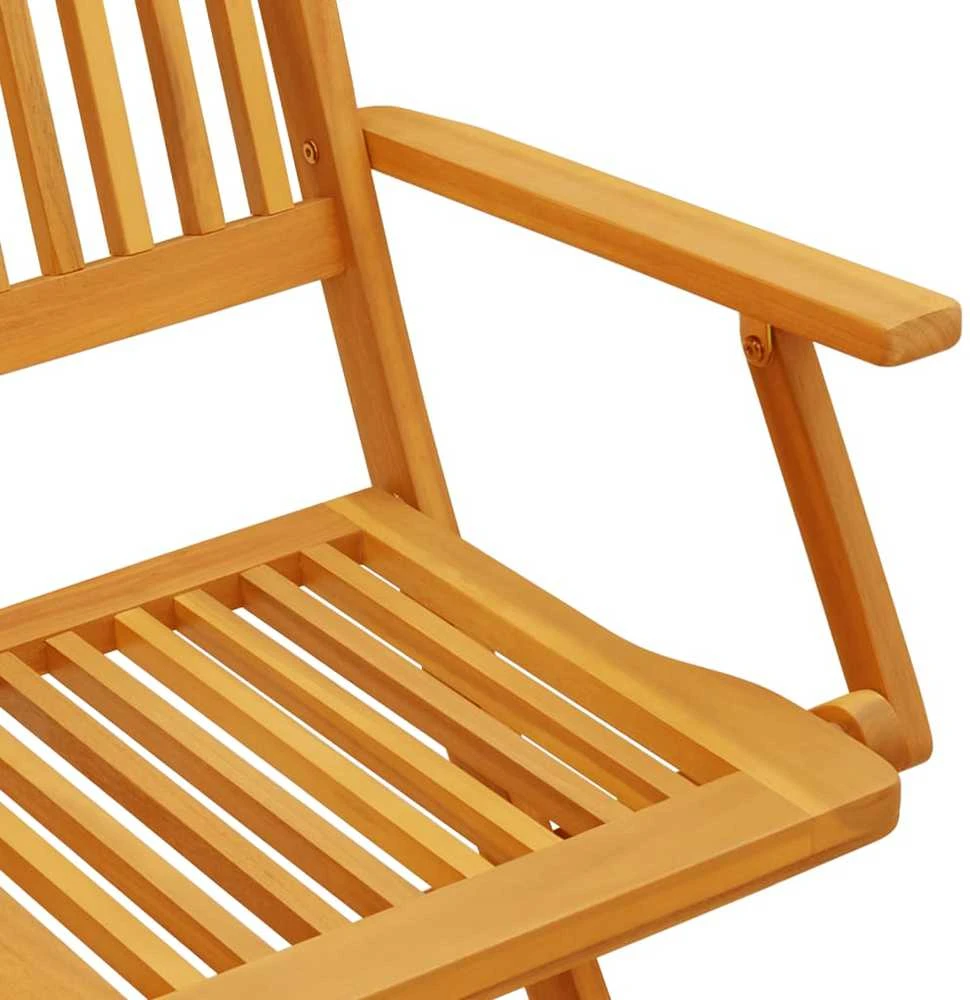Lauko baldų komplektas Sulankstomas sodo komplektas, 5 dalių, akacijos masyvas