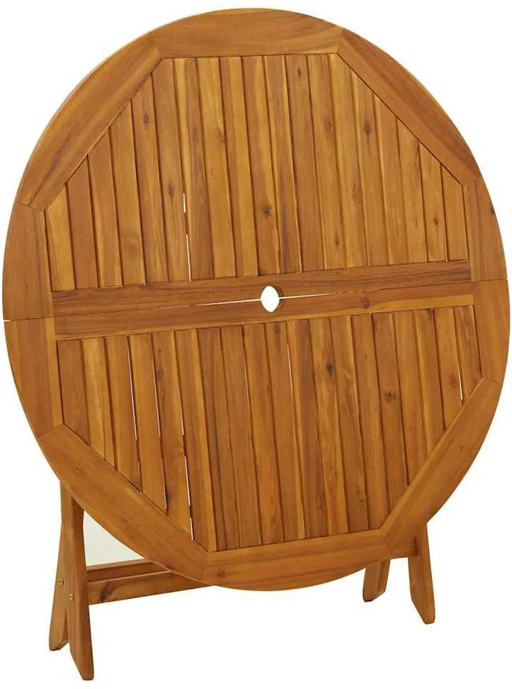 Sulankstomas sodo stalas, 110cm, akacijos medienos masyvas