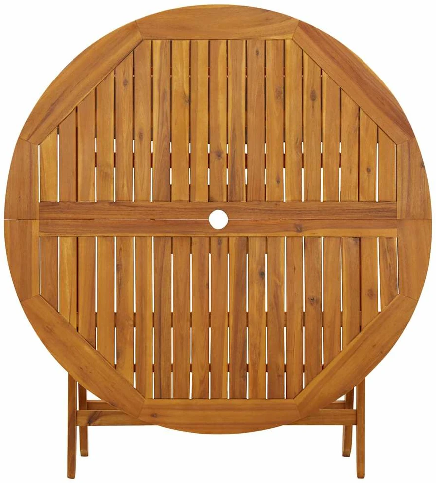 Sulankstomas sodo stalas, 110cm, akacijos medienos masyvas