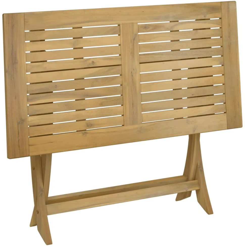 Sulankstomas sodo stalas, 110x55x75cm, akacijos masyvas