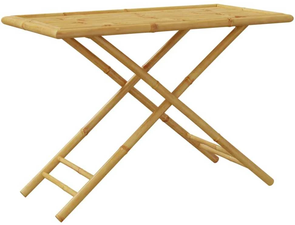 Sulankstomas sodo stalas, 110x55x75cm, bambukas
