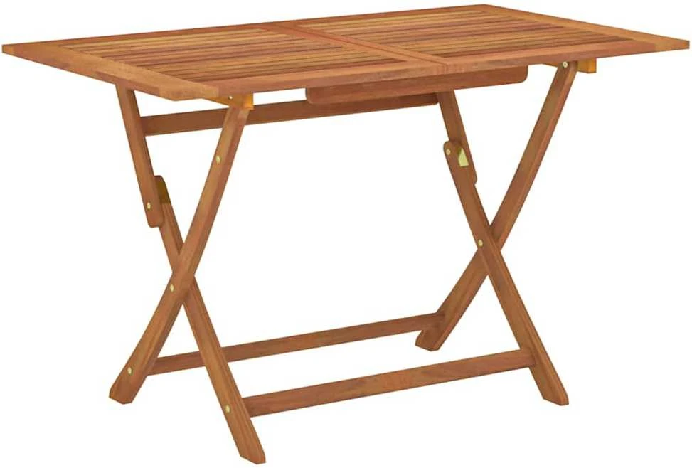 Sulankstomas sodo stalas, 120x70x75cm, eukalipto masyvas