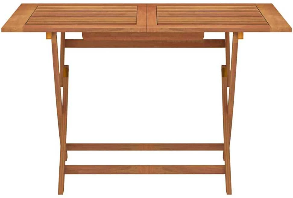 Sulankstomas sodo stalas, 120x70x75cm, eukalipto masyvas