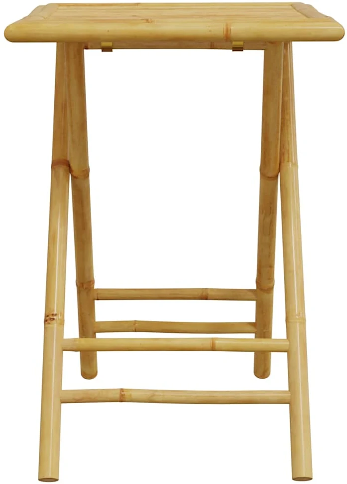 Sulankstomas sodo stalas, 55x55x75cm, bambukas