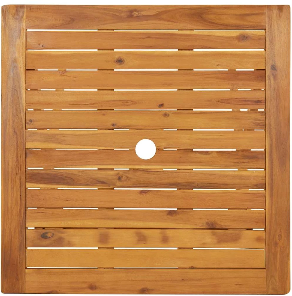Sulankstomas sodo stalas, 70x70x75cm, akacijos medienos masyvas
