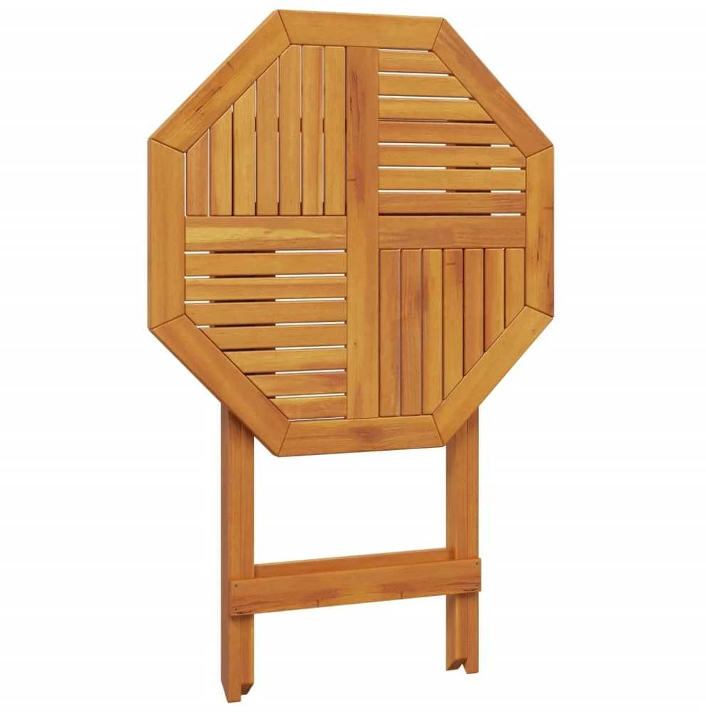 Sulankstomas sodo stalas, 70x75cm, akacijos medienos masyvas