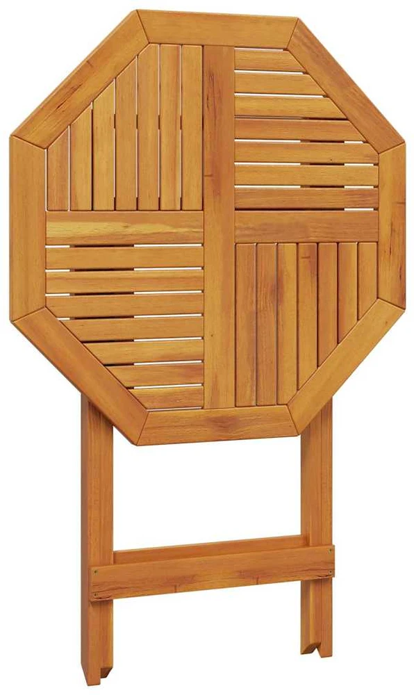 Sulankstomas sodo stalas, 70x75cm, akacijos medienos masyvas