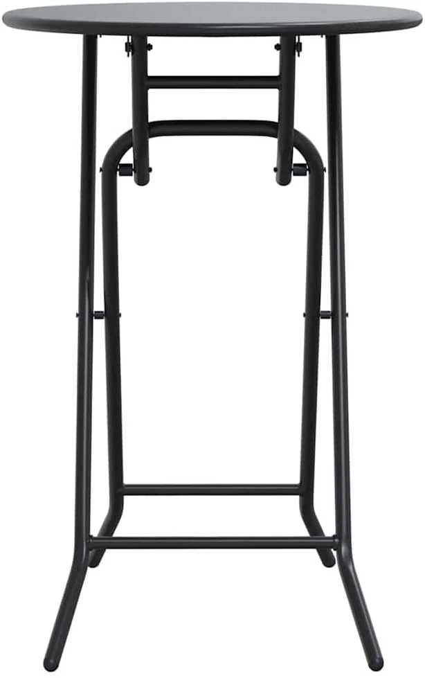 Sodo stalas Antracitas 50 x 50 x 72 cm metalas