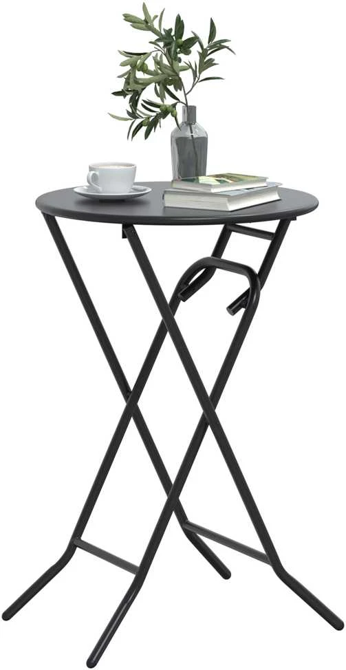 Sodo stalas Antracitas 50 x 50 x 72 cm metalas