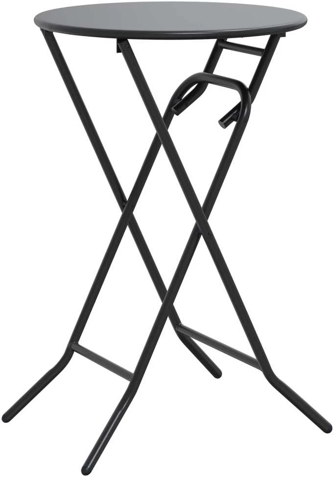 Sodo stalas Antracitas 50 x 50 x 72 cm metalas