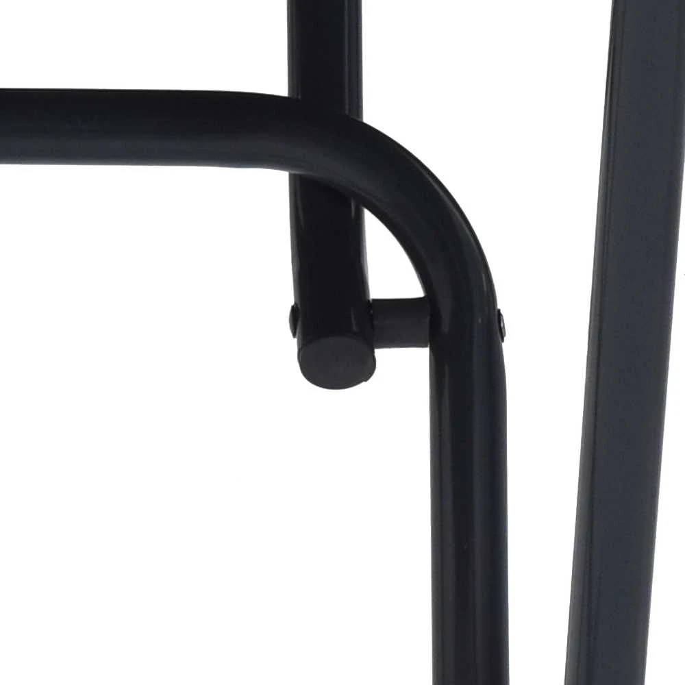 Sodo stalas Antracitas 50 x 50 x 72 cm metalas