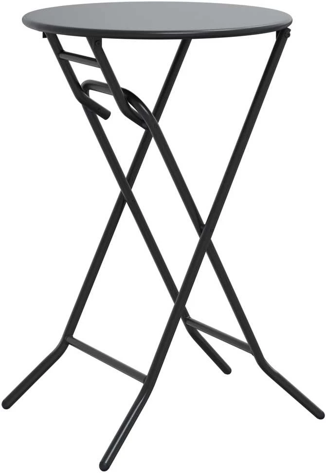 Sodo stalas Antracitas 50 x 50 x 72 cm metalas