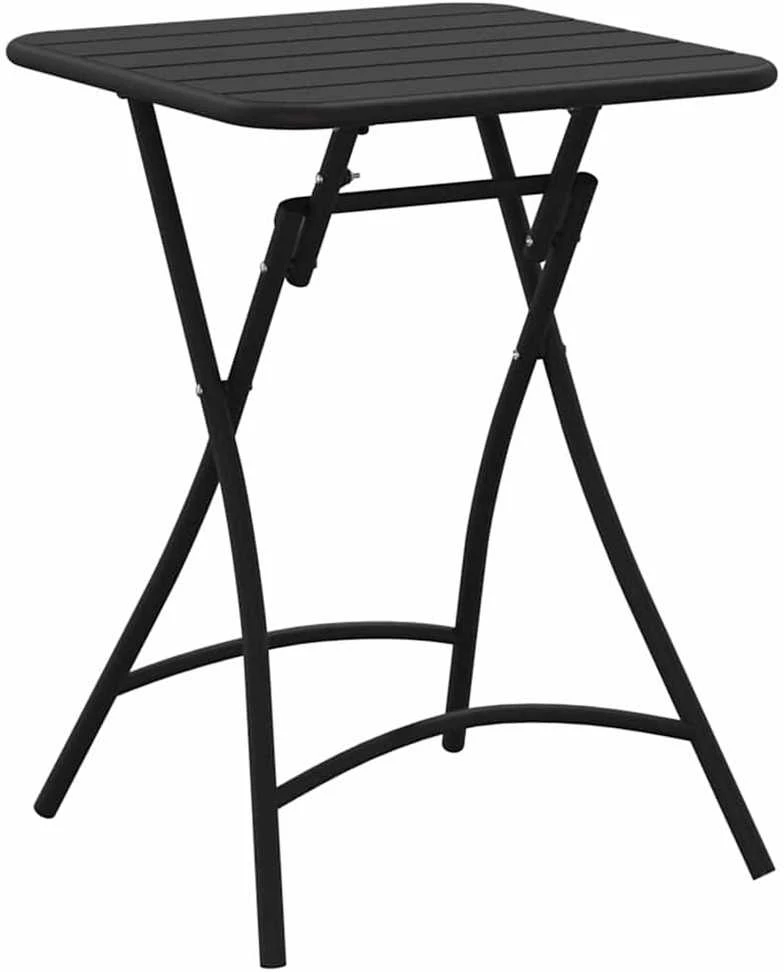 Bistro stalas Antracitas 55 x 55 x 72,5 cm Miltelinis plienas