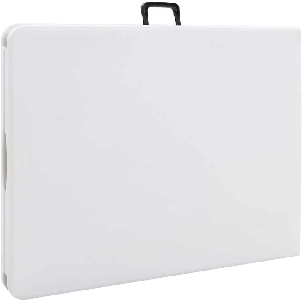 Sulankstomas sodo stalas, baltas, 180x72x72cm, HDPE