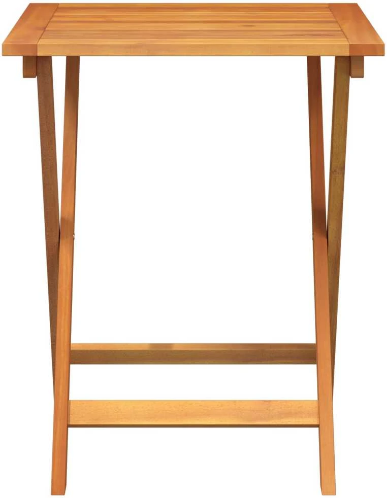 Sodo stalas Natūrali 60 x 60 x 72 cm Kietos akacijos mediena