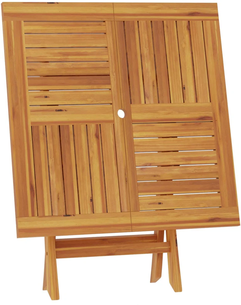 Sulankstomas sodo stalas Natūrali 90 x 90 x 75 cm