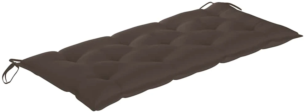 Sulankstomas sodo suoliukas su pagalvėle, 118cm, bambukas