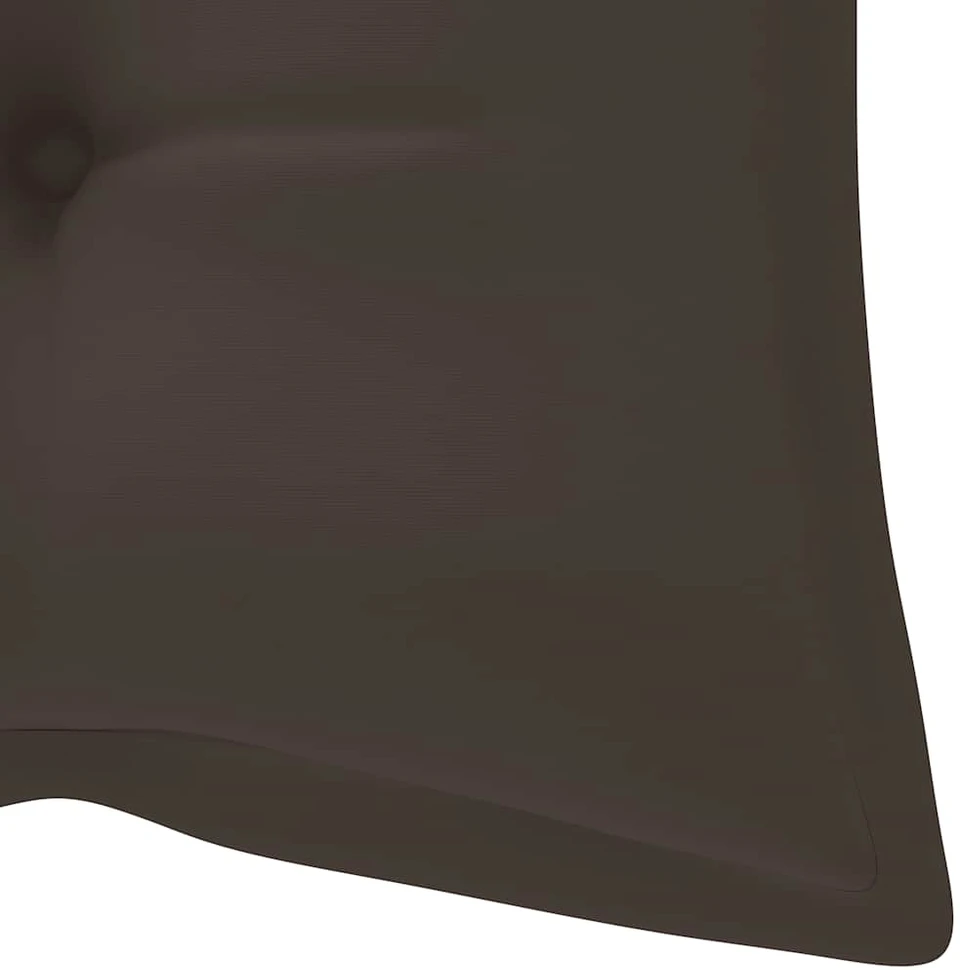 Sulankstomas sodo suoliukas su pagalvėle, 118cm, bambukas