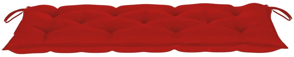 Sulankstomas sodo suoliukas su pagalvėle, 118cm, bambukas